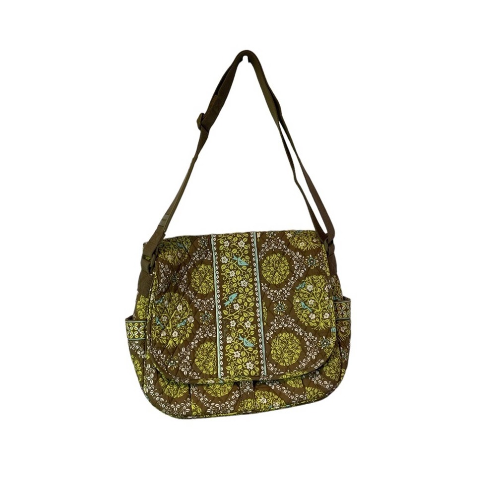 Vera Bradley Vintage handbag Sittin in a tree pattern large satchel Preowned